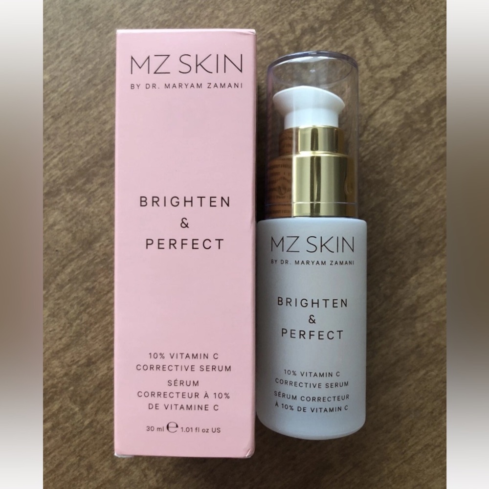 MZ Skin Brighten & Perfect 10% Vitamin C Corrective Serum 1.01 oz 30ml ~ NIB! 💖
